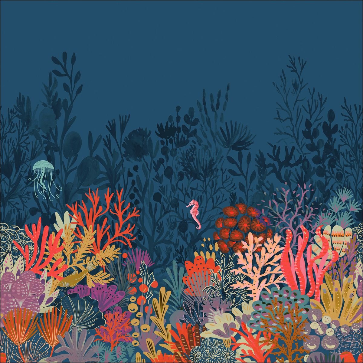 Pimp My Wall Mural — Navy