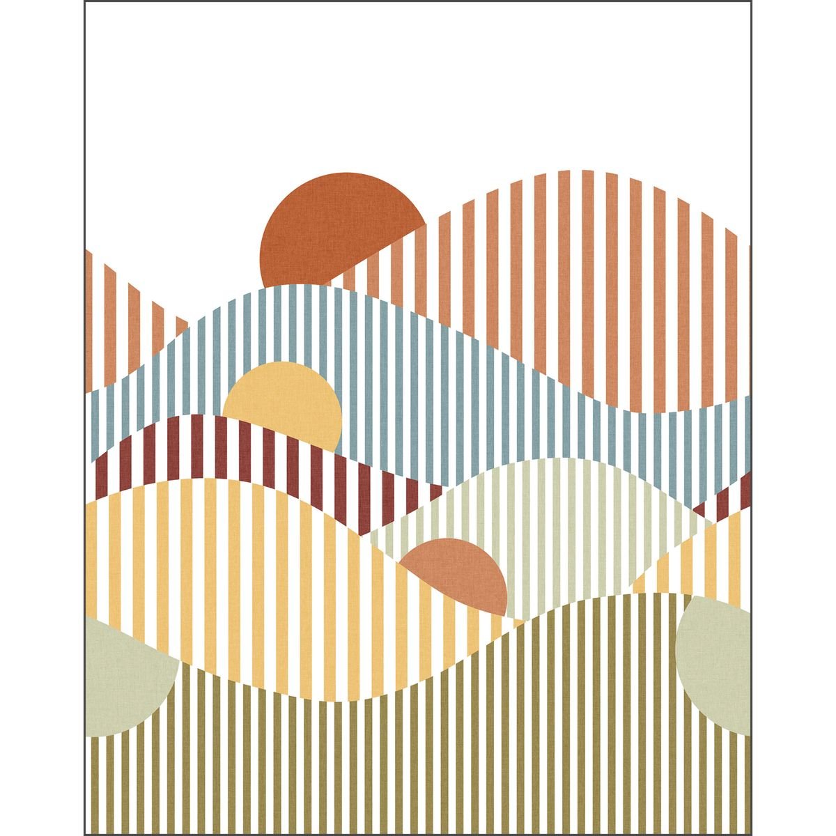 Line Up Mural — Oatmeal
